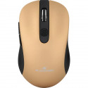 BLUESTORK Souris Sans fil - 2,4 Ghz - 6 boutons - Or métalisé
