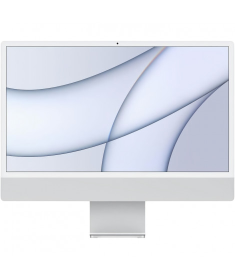 Apple - 24 iMac Retina 4,5K (2021) - Puce Apple M1 - RAM 8Go - Stockage 256Go - GPU 7 coeurs - Argent