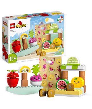 LEGO DUPLO My First 10983 Le Marché Bio, Jouets Éducatifs a Empiler, Enfants Des 18 Mois a 3 Ans