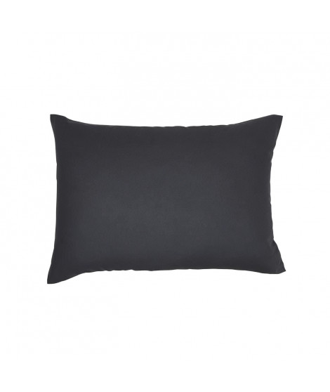 Taie d'oreiller TODAY Essential - 50 x 70+5 cm - 100% Coton uni - Fusain