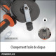 Meuleuse d'angle sans fil 40V 125mm BRUSLESS - DUAL POWER POWDP35170