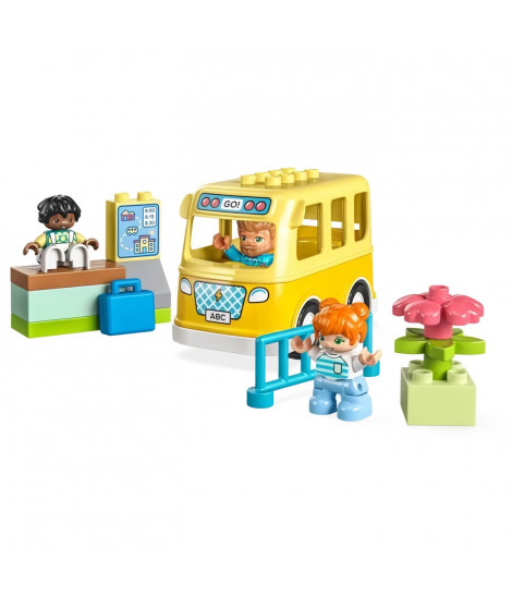 LEGO DUPLO 10988 Le Voyage en Bus, Jouet Éducatif pour Développer la Motricité Fine, Enfants 2 Ans