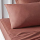 Taie d'oreiller TODAY Essential - 50 x 70+5 cm - 100% Coton uni - Terracotta