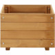 Jardiniere carré 30 L - Bois sapin d'Espagne - 40 x 40 x 27 cm - Traitement anti-corrosion