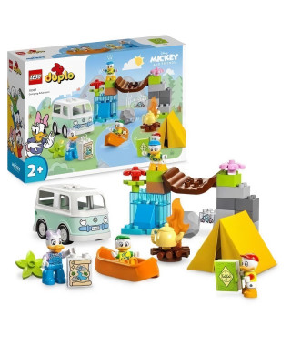 LEGO DUPLO Disney Mickey et ses Amis 10997 L'Aventure au Camping, Jouet avec Figurines Daisy Duck