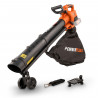 Dual Power 3-en-1 Souffleur de Feuilles a Batterie POWDPG75270 - 40 V, 210 km/h, sans Batterie ni Chargeur