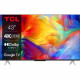 TCL 43P637 - TV LED 109 cm (43) - 4K UHD 3840 x 2160 - TV connecté Google TV - Dolby vision Dolby Atmos - 3 x HDMI