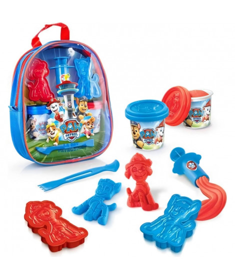 Sac a dos Pat Patrouille garni de pâte a modeler et accessoires - Loisirs Créatifs - Canal Toys