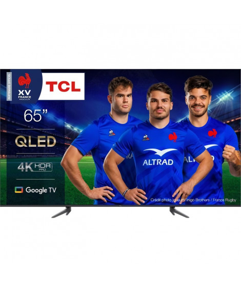 TCL 65C641 - TV QLED 65'' (165 cm) - 4K UHD 3840 x 2160 - TV connecté Google TV - HDR Pro - 3 x HDMI 2.1