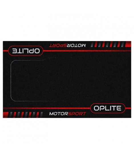 Tapis de sol - OPLITE - ULTIMATE GT - Noir/Rouge