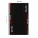 Tapis de sol - OPLITE - ULTIMATE GT - Noir/Rouge