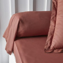 Taie de traversin TODAY Essential - 45 x 185 cm - 100% Coton uni - Terracotta