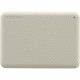 Disque dur externe - TOSHIBA - CANVIO ADVANCE - 2 To - Blanc - Logiciels de sécurité et sauvegarde inclus