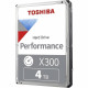Disque Dur Interne - TOSHIBA - X300 - 4To - 7200 tr/min - 3.5 Boite Retail (HDWR440EZSTA)