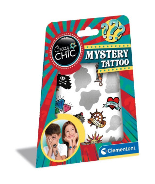 Coffret de 17 tatouages temporaires mysteres Crazy Chic de Clementoni