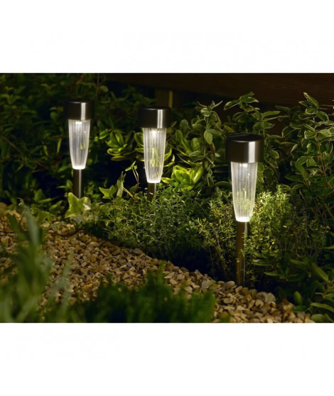 Balise solaire Flûte SMART GARDEN - Pack de 10