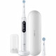 Brosse a dents électrique Oral-B iO 7N - Blanche - connectée Bluetooth, 2 Brossettes, 1 Étui De Voyage