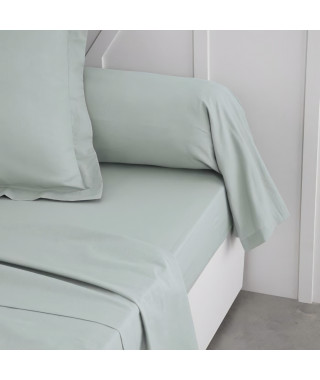 Taie de traversin TODAY Essential - 45 x 185 cm - 100% Coton uni - Celadon