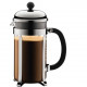 CHAMBORD - Cafetiere a piston BODUM , 8 tasses, 1.0 l, acier inox