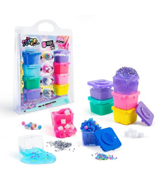 So Slime DIY - Mix'in Sensations 8-pack - Loisirs Créatifs - SSC 233 - Canal Toys