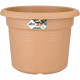 Pot De Fleurs Rond GREEN BASICS - Plastique  - Ø40 - Terre cuite doux