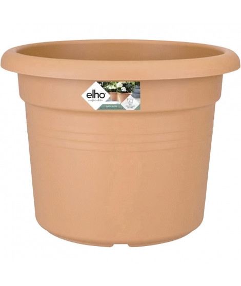 Pot De Fleurs Rond GREEN BASICS - Plastique  - Ø40 - Terre cuite doux