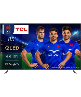 TCL 85C644 - TV 4K QLED - 85 (216 cm) -  HDR (HDR10, HDR10+, HDR HLG) - Google TV - 3 X HDMI 2.1