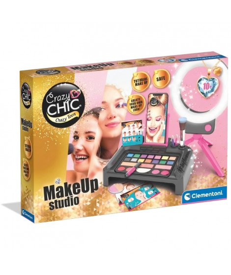 Clementoni - Atelier de maquillage - Make-up studio - Application dédiée - Crazy Chic