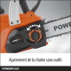 Powerplus Dual Power Tronçonneuse a Batterie POWDPGSET41 - 20 V, Guide de 300 mm, Batterie et Chargeur Inclus
