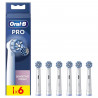 Brossette ORAL-B - pack de 6 brossettes - Sensitive Clean