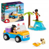 LEGO Friends 41725 La Journée a la Plage en Buggy, Jouet avec Voiture, Surf, et Mini-Poupées