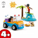 LEGO Friends 41725 La Journée a la Plage en Buggy, Jouet avec Voiture, Surf, et Mini-Poupées