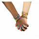 Clementoni Crazy Chic  - Coffret création de bracelets de l'amitié - Perles et fils - Des 7ans