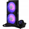 COOLER MASTER MasterLiquid ML240L V2 RGB - WaterCooling Processeur AIO (Intel & AMD), 2x 120mm RGB