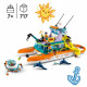 LEGO Friends 41734 Le Bateau de Sauvetage en Mer, Jouet avec Figurines de Dauphins et Sous-Marin