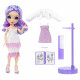 Rainbow High Tentpole PR Theme Doll - PURPLE - 1 robe de Gala et 1 tenue decontractée + accessoires et carnet de croquis