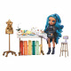 Rainbow High - Fashion Studio Couture Playset - Poupée Skyler Bradshaw articulée + tissus et accessoires de couture