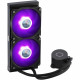 COOLER MASTER MasterLiquid ML240L V2 RGB - WaterCooling Processeur AIO (Intel & AMD), 2x 120mm RGB