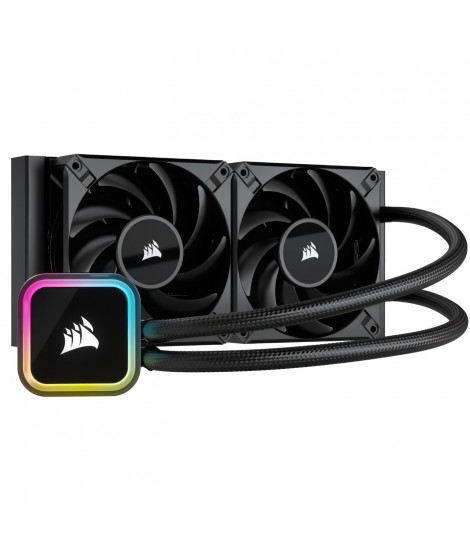 CORSAIR iCUE H100i RGB ELITE - Refroidisseur liquide pour processeur - 120 mm