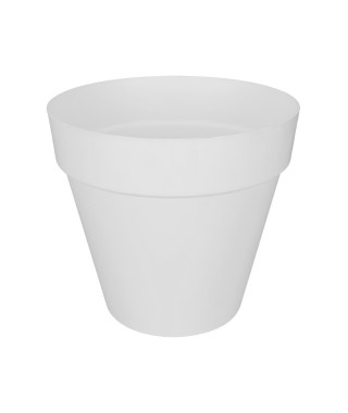 Pot de fleur Elho Plastique Rond Loft Urban Blanc Ø 50 x H.44 cm 48 l