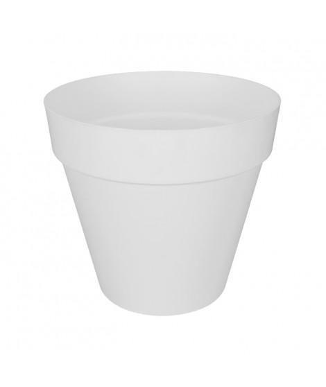 Pot de fleur Elho Plastique Rond Loft Urban Blanc Ø 50 x H.44 cm 48 l