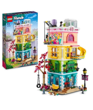 LEGO Friends 41748 Le Centre Collectif de Heartlake City, Jouet de Construction Modulaire