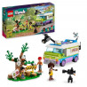 LEGO Friends 41749 Le Camion de Reportage, avec Jouet de Sauvetage d'Animaux, Figurine Mini-Poupée