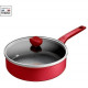 TEFAL Sauteuse 24 cm, Induction, Revetement antiadhésif, Couvercle verre, Ergonomique, Fabriqué en France, Daily Expert C2893202