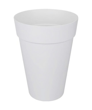 ELHO Pot de fleurs rond haut Loft Urban - Ø 28 cm - Blanc