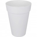 ELHO Pot de fleurs rond haut Loft Urban - Ø 28 cm - Blanc