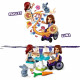 LEGO Friends 41753 La Creperie, Jouet Créatif  avec Figurine de Lapin, Cadeau Enfants 6 Ans