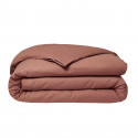 Housse de couette TODAY Essential - 240 x 260 cm - 2 personnes - 100% Coton uni - Terracotta