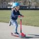 GLOBBER Trottinette 3 roues enfant - PRIMO Pliable a lumiere - rouge