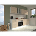 Cuisine complete OSLO - L 240cm  - Chene - Plan de travail inclus